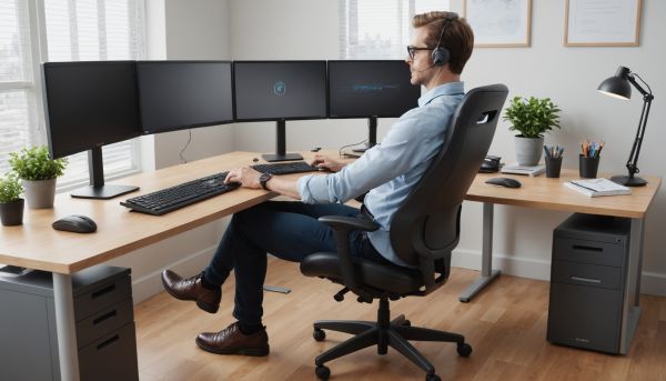 Comment améliorer sa posture au bureau pour éviter le mal de dos